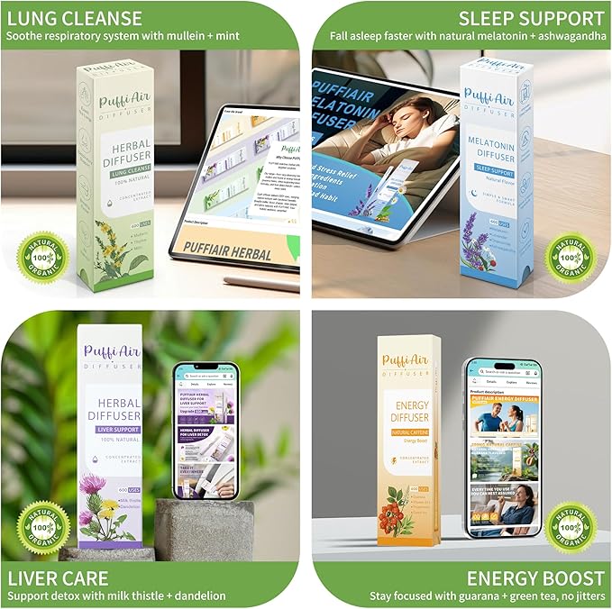 4 IN 1 - PuffiAir Herbal Diffuser